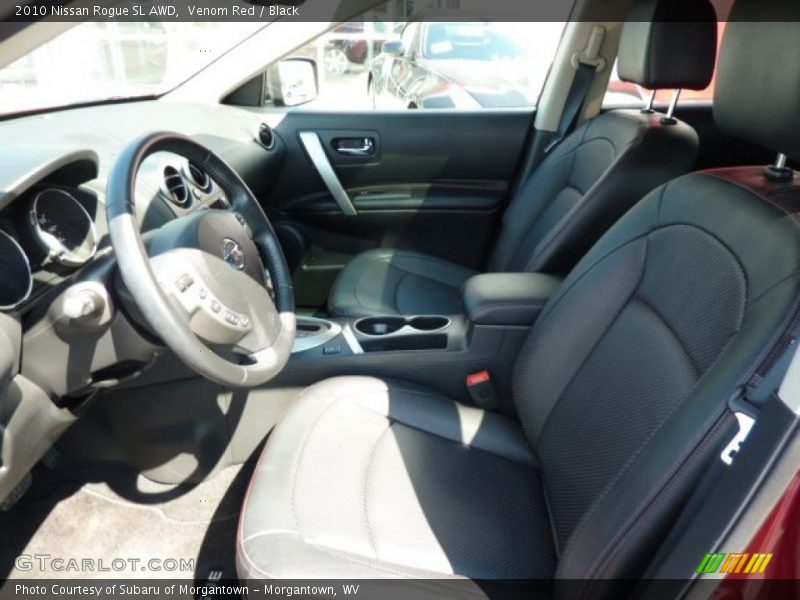 Venom Red / Black 2010 Nissan Rogue SL AWD