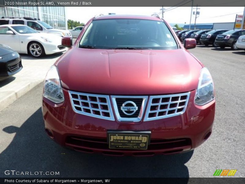 Venom Red / Black 2010 Nissan Rogue SL AWD
