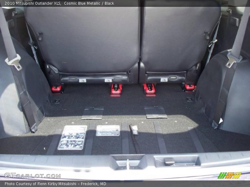 Cosmic Blue Metallic / Black 2010 Mitsubishi Outlander XLS