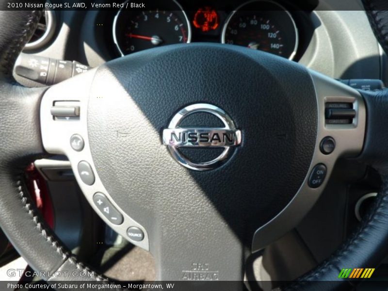 Venom Red / Black 2010 Nissan Rogue SL AWD