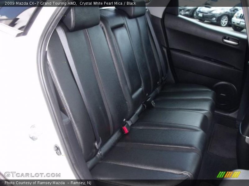 Crystal White Pearl Mica / Black 2009 Mazda CX-7 Grand Touring AWD