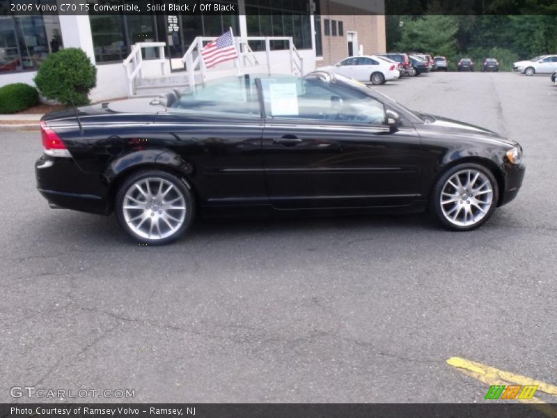 Solid Black / Off Black 2006 Volvo C70 T5 Convertible