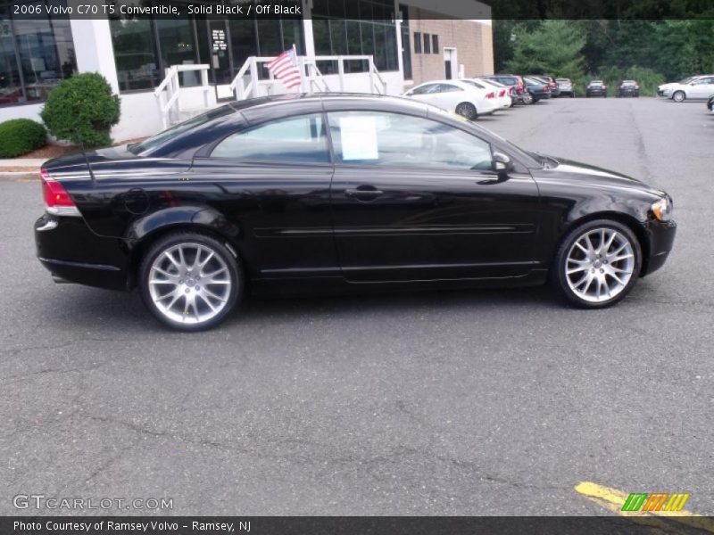 Solid Black / Off Black 2006 Volvo C70 T5 Convertible