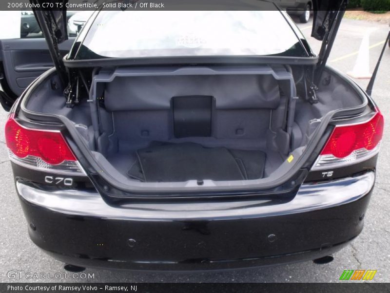 Solid Black / Off Black 2006 Volvo C70 T5 Convertible