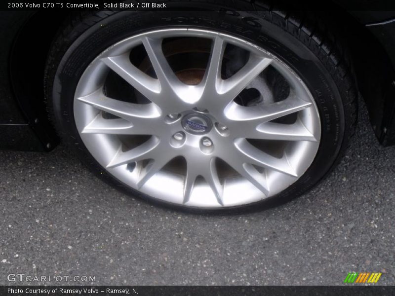 Solid Black / Off Black 2006 Volvo C70 T5 Convertible