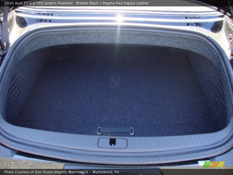 Brilliant Black / Magma Red Nappa Leather 2010 Audi TT 2.0 TFSI quattro Roadster
