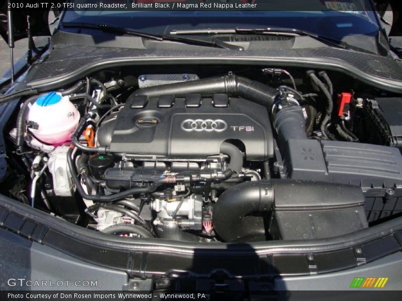 Brilliant Black / Magma Red Nappa Leather 2010 Audi TT 2.0 TFSI quattro Roadster