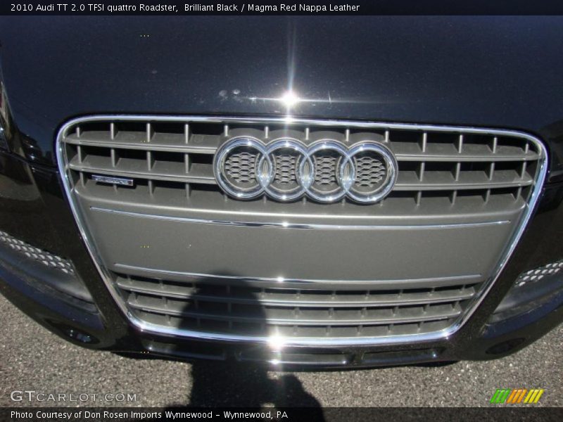 Brilliant Black / Magma Red Nappa Leather 2010 Audi TT 2.0 TFSI quattro Roadster