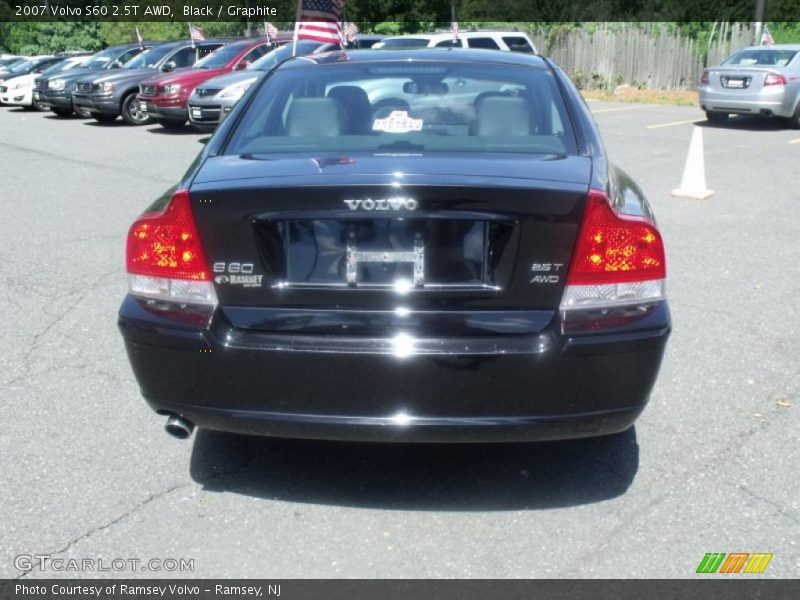 Black / Graphite 2007 Volvo S60 2.5T AWD