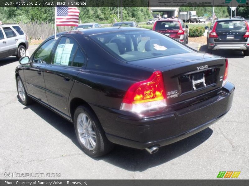 Black / Graphite 2007 Volvo S60 2.5T AWD