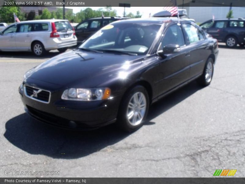 Black / Graphite 2007 Volvo S60 2.5T AWD