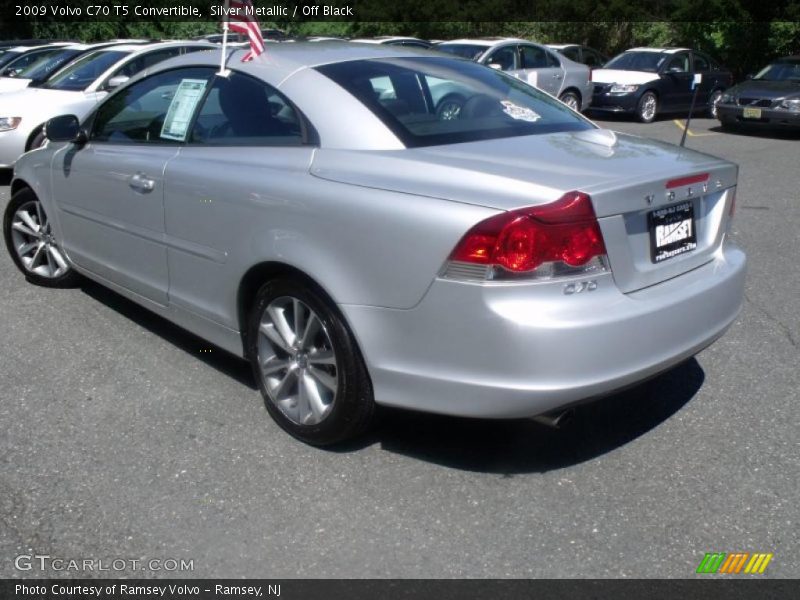 Silver Metallic / Off Black 2009 Volvo C70 T5 Convertible