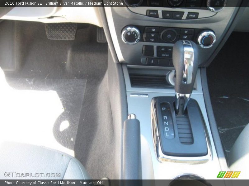 Brilliant Silver Metallic / Medium Light Stone 2010 Ford Fusion SE