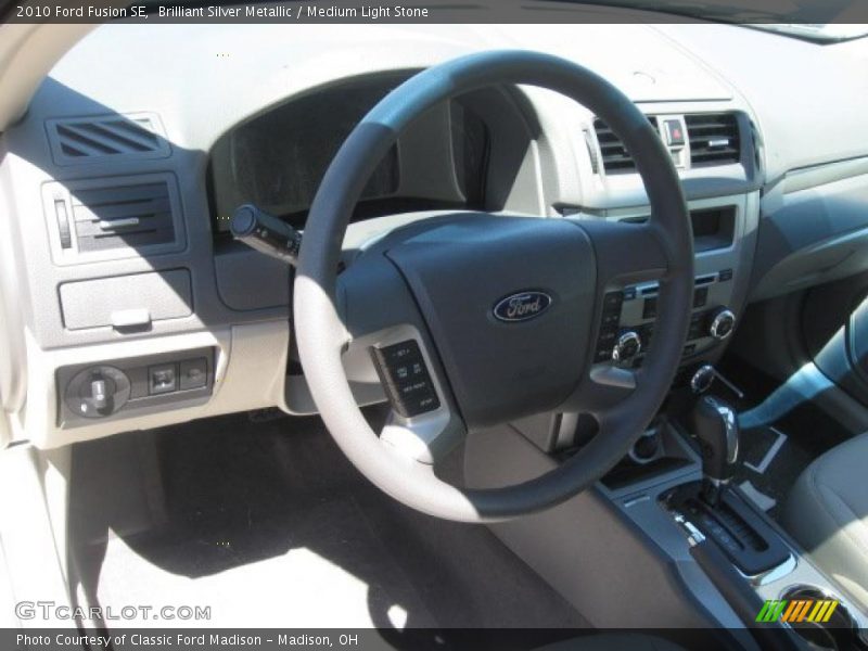 Brilliant Silver Metallic / Medium Light Stone 2010 Ford Fusion SE