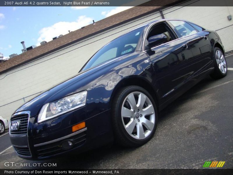 Night Blue Pearl / Amaretto 2007 Audi A6 4.2 quattro Sedan