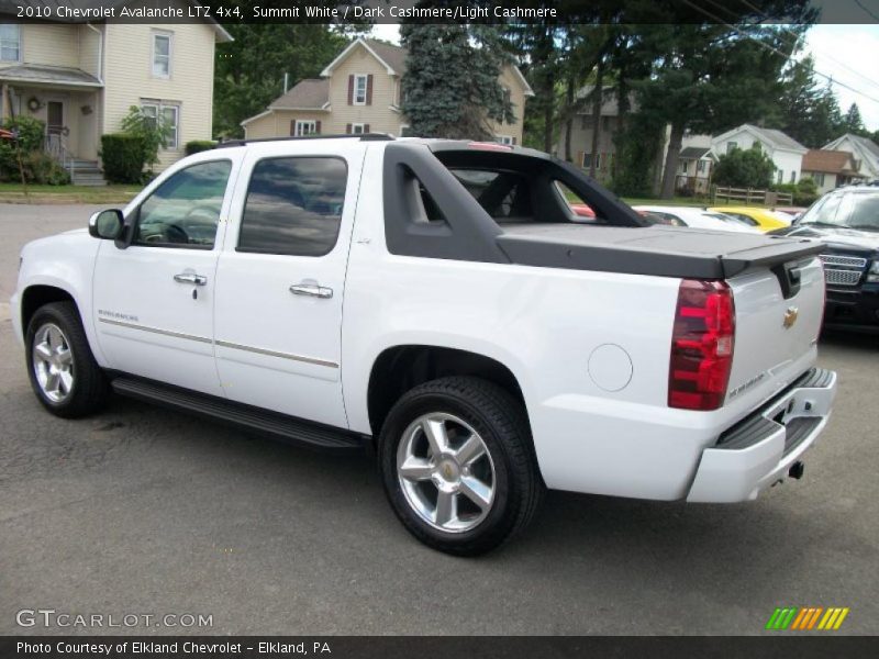 Summit White / Dark Cashmere/Light Cashmere 2010 Chevrolet Avalanche LTZ 4x4