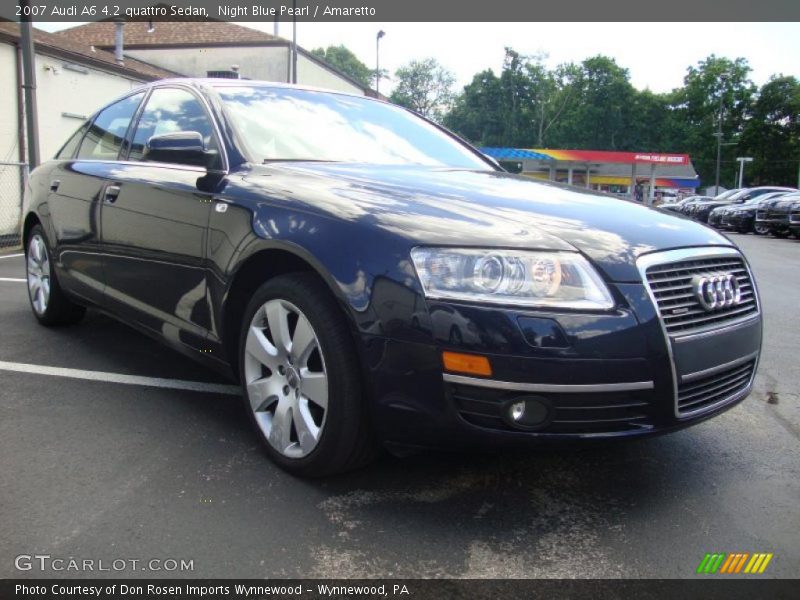 Night Blue Pearl / Amaretto 2007 Audi A6 4.2 quattro Sedan