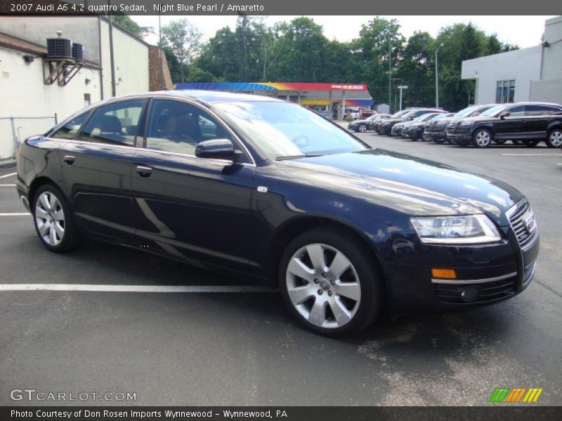 Night Blue Pearl / Amaretto 2007 Audi A6 4.2 quattro Sedan