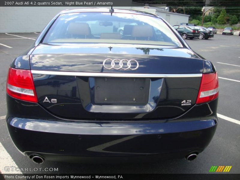 Night Blue Pearl / Amaretto 2007 Audi A6 4.2 quattro Sedan