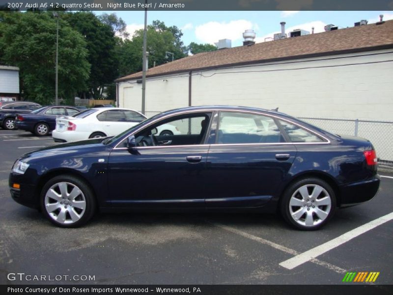 Night Blue Pearl / Amaretto 2007 Audi A6 4.2 quattro Sedan