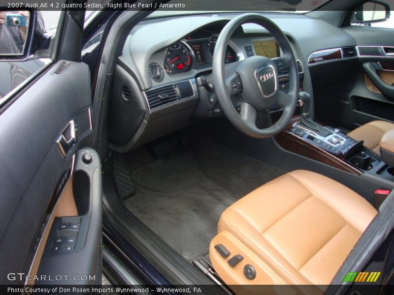 Night Blue Pearl / Amaretto 2007 Audi A6 4.2 quattro Sedan