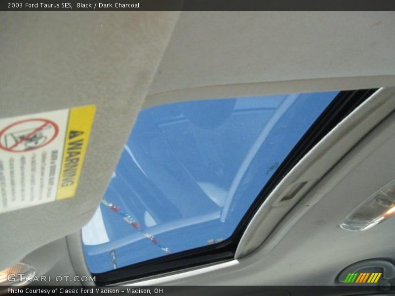 Black / Dark Charcoal 2003 Ford Taurus SES