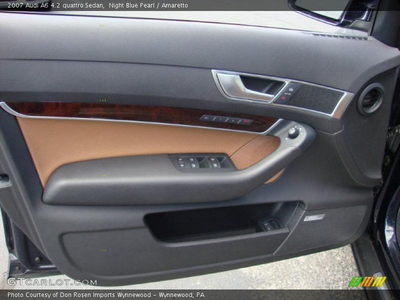 Night Blue Pearl / Amaretto 2007 Audi A6 4.2 quattro Sedan