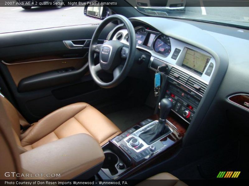 Night Blue Pearl / Amaretto 2007 Audi A6 4.2 quattro Sedan