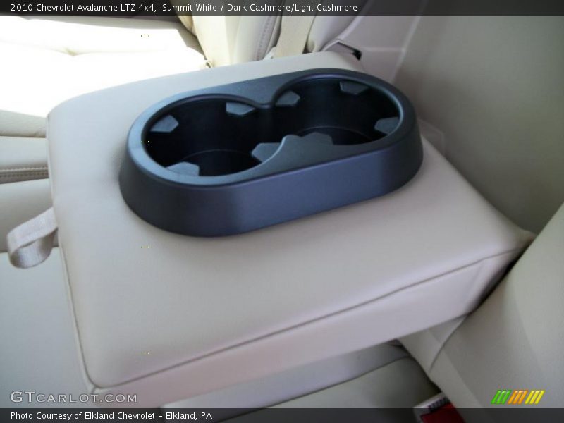Summit White / Dark Cashmere/Light Cashmere 2010 Chevrolet Avalanche LTZ 4x4