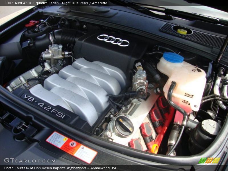 Night Blue Pearl / Amaretto 2007 Audi A6 4.2 quattro Sedan