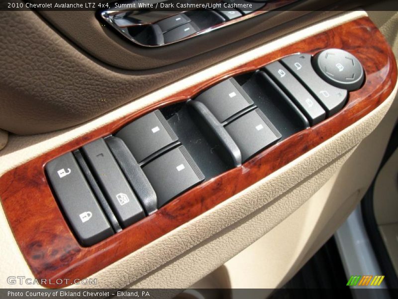 Summit White / Dark Cashmere/Light Cashmere 2010 Chevrolet Avalanche LTZ 4x4