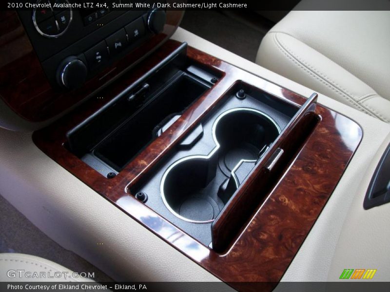 Summit White / Dark Cashmere/Light Cashmere 2010 Chevrolet Avalanche LTZ 4x4