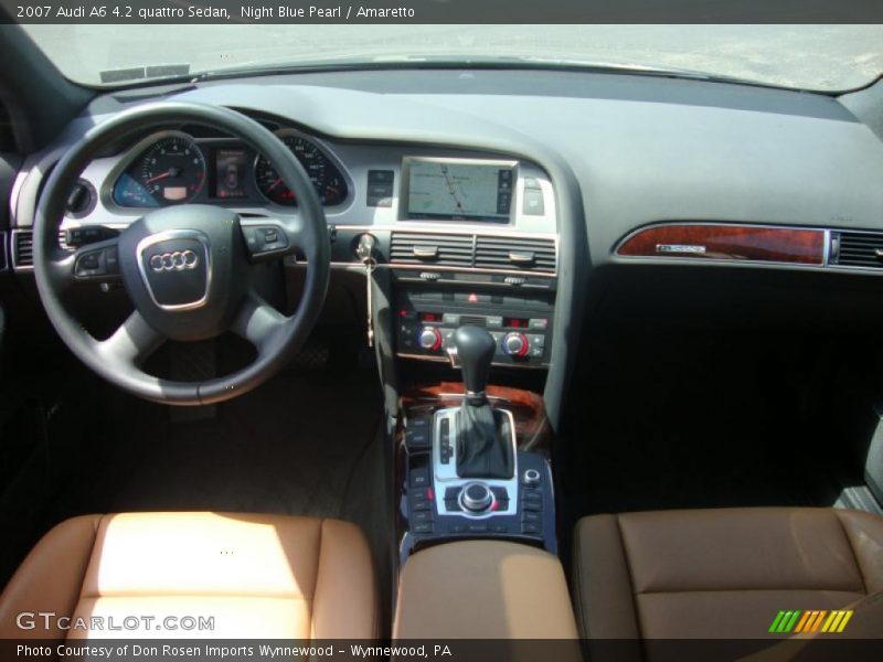 Night Blue Pearl / Amaretto 2007 Audi A6 4.2 quattro Sedan