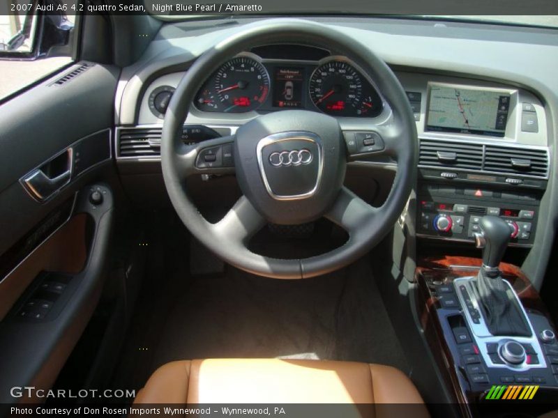 Night Blue Pearl / Amaretto 2007 Audi A6 4.2 quattro Sedan