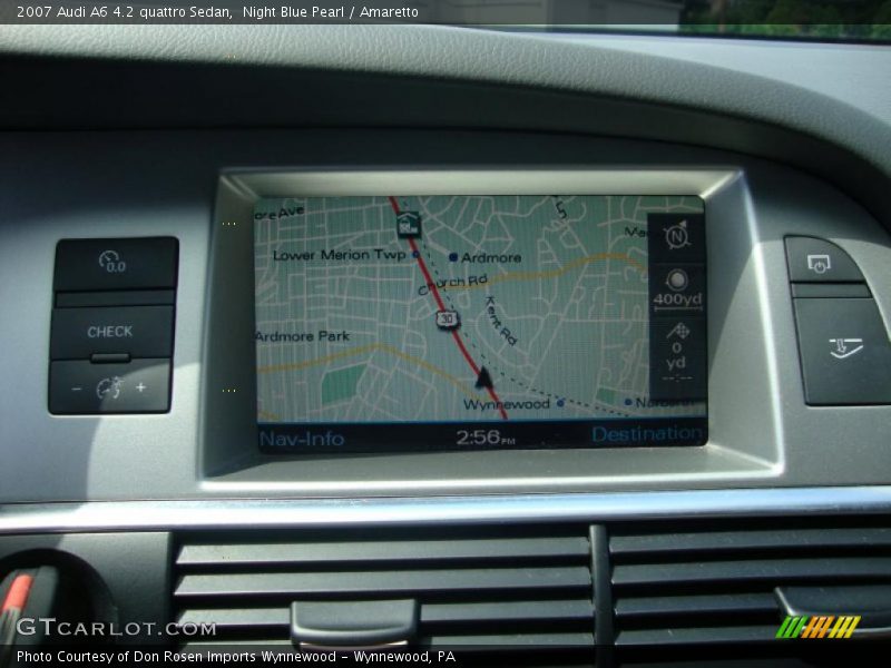 Night Blue Pearl / Amaretto 2007 Audi A6 4.2 quattro Sedan