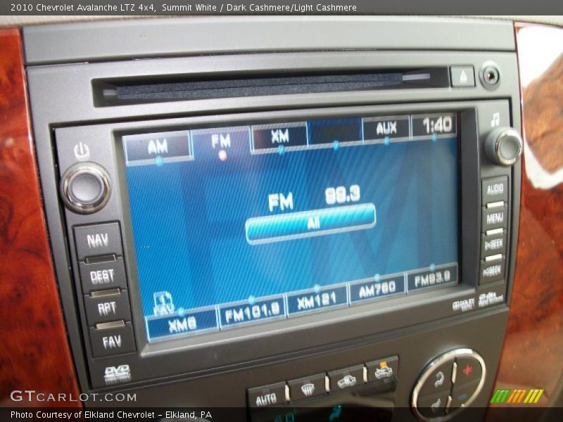 Summit White / Dark Cashmere/Light Cashmere 2010 Chevrolet Avalanche LTZ 4x4