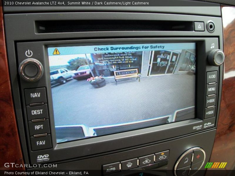 Summit White / Dark Cashmere/Light Cashmere 2010 Chevrolet Avalanche LTZ 4x4