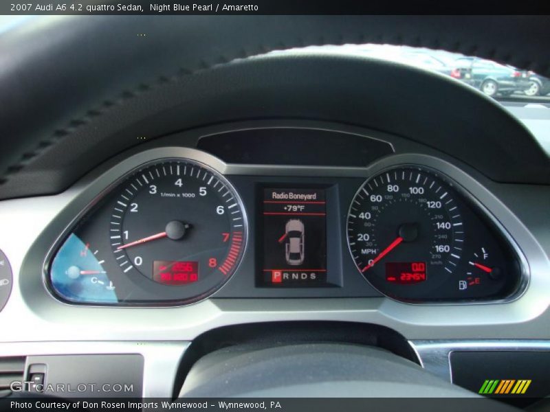 Night Blue Pearl / Amaretto 2007 Audi A6 4.2 quattro Sedan