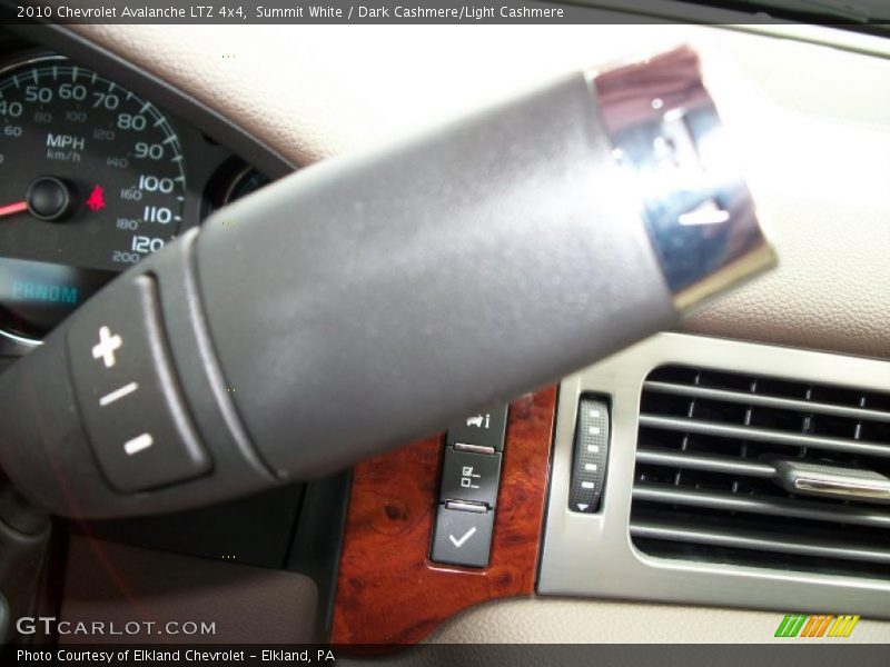 Summit White / Dark Cashmere/Light Cashmere 2010 Chevrolet Avalanche LTZ 4x4