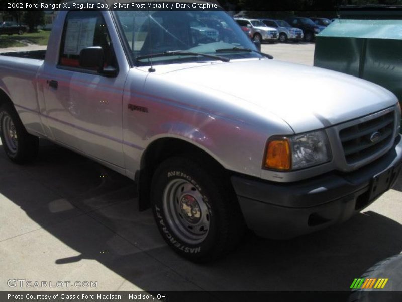 Silver Frost Metallic / Dark Graphite 2002 Ford Ranger XL Regular Cab