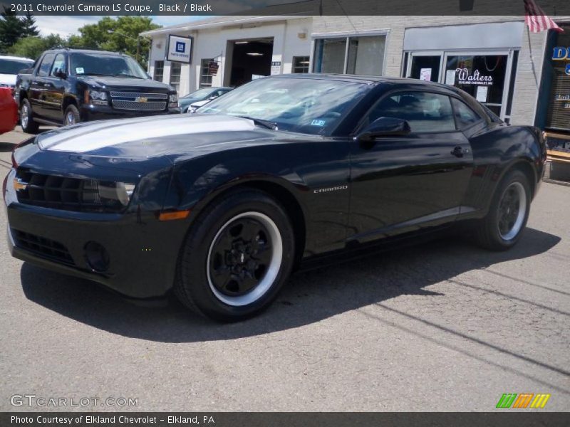 Black / Black 2011 Chevrolet Camaro LS Coupe