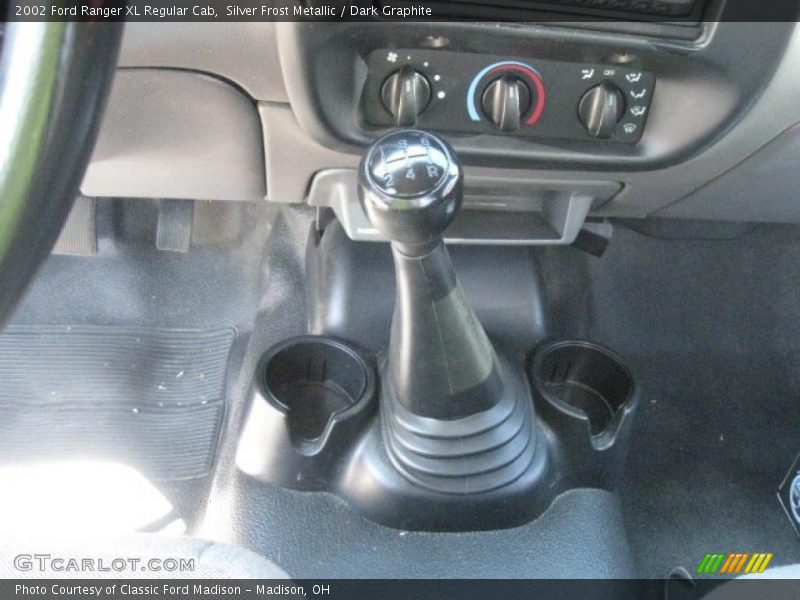 Silver Frost Metallic / Dark Graphite 2002 Ford Ranger XL Regular Cab