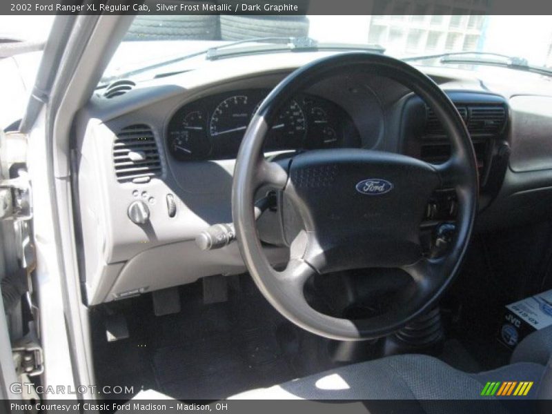 Silver Frost Metallic / Dark Graphite 2002 Ford Ranger XL Regular Cab
