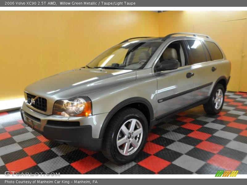 Willow Green Metallic / Taupe/Light Taupe 2006 Volvo XC90 2.5T AWD