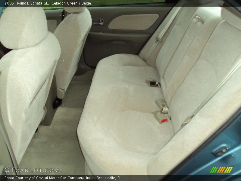 Celadon Green / Beige 2005 Hyundai Sonata GL