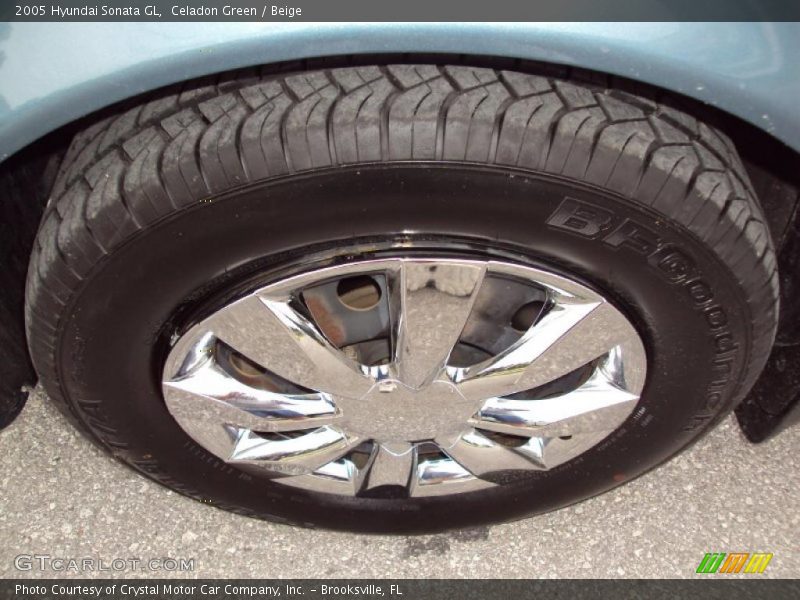 Celadon Green / Beige 2005 Hyundai Sonata GL