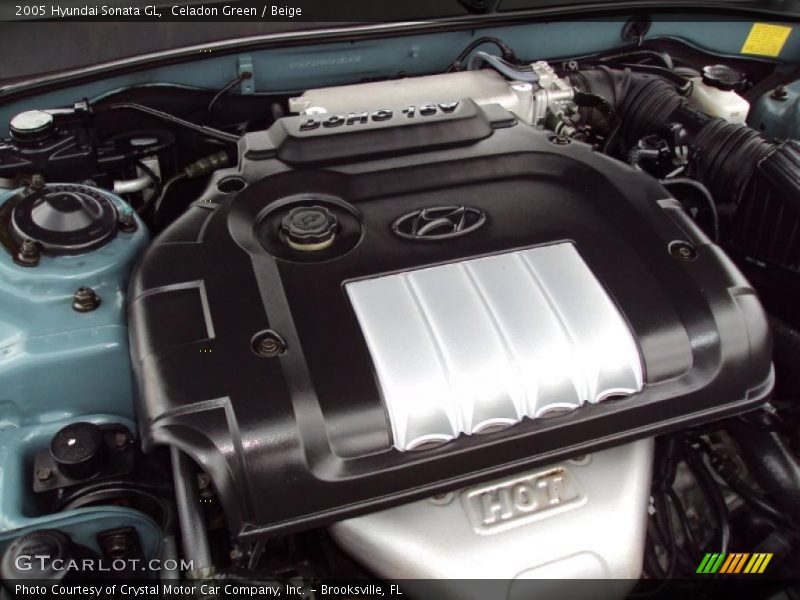 Celadon Green / Beige 2005 Hyundai Sonata GL