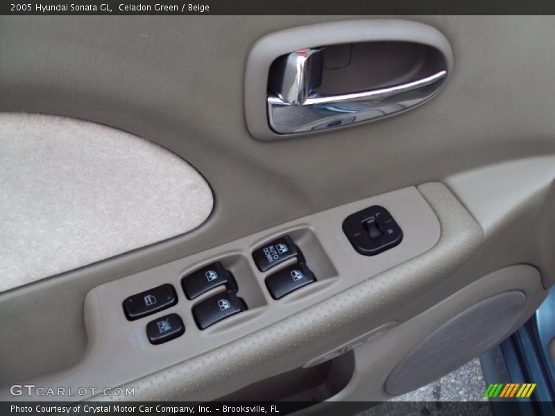 Celadon Green / Beige 2005 Hyundai Sonata GL