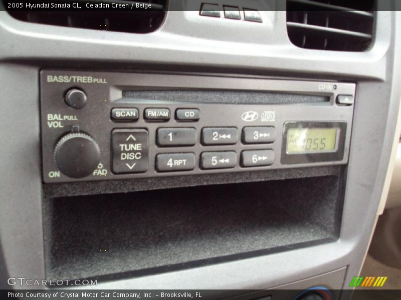 Celadon Green / Beige 2005 Hyundai Sonata GL