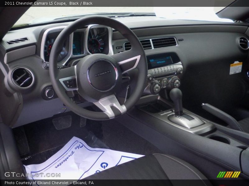 Black / Black 2011 Chevrolet Camaro LS Coupe
